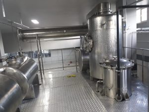 Süt reçeli vakumlu pişirme kazanı ve mikser