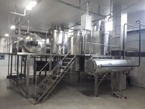 Süt Reçeli üretim hattı